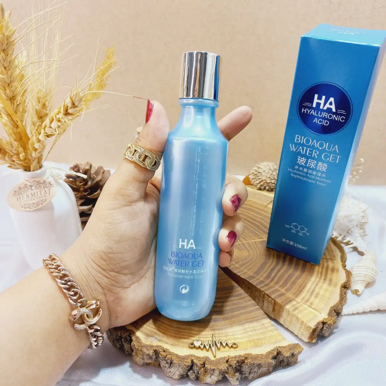 تونر هیالورونیک اسید بیوآکوا BIOAQUA کد