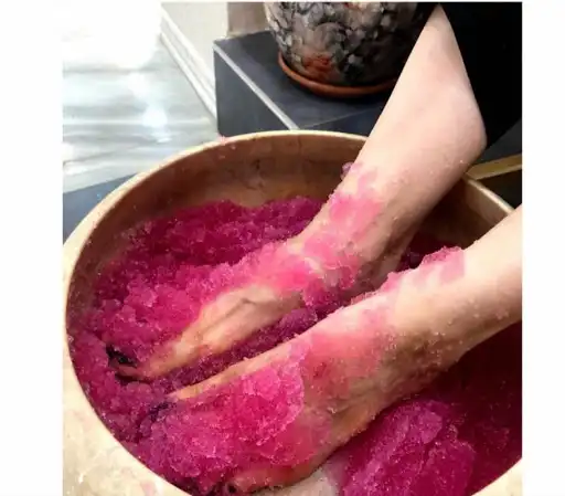 پودر پدی ژل همراه با حلال دست ساز گیاهی ARA (سبز)
