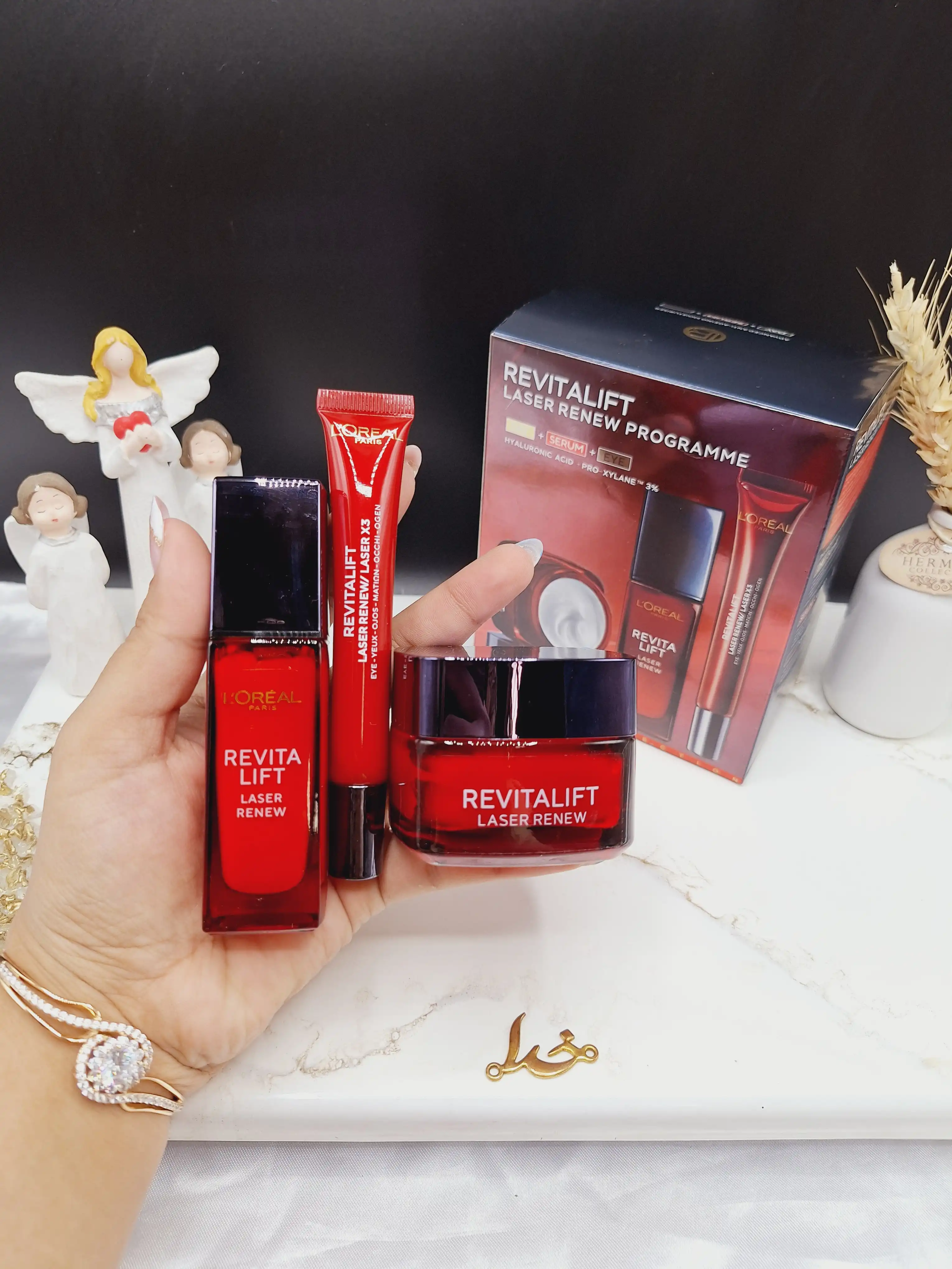 پک جوانساز لیفت کننده و ضد چروک 3تایی لورآل LORÉAL اصلی کد 10469