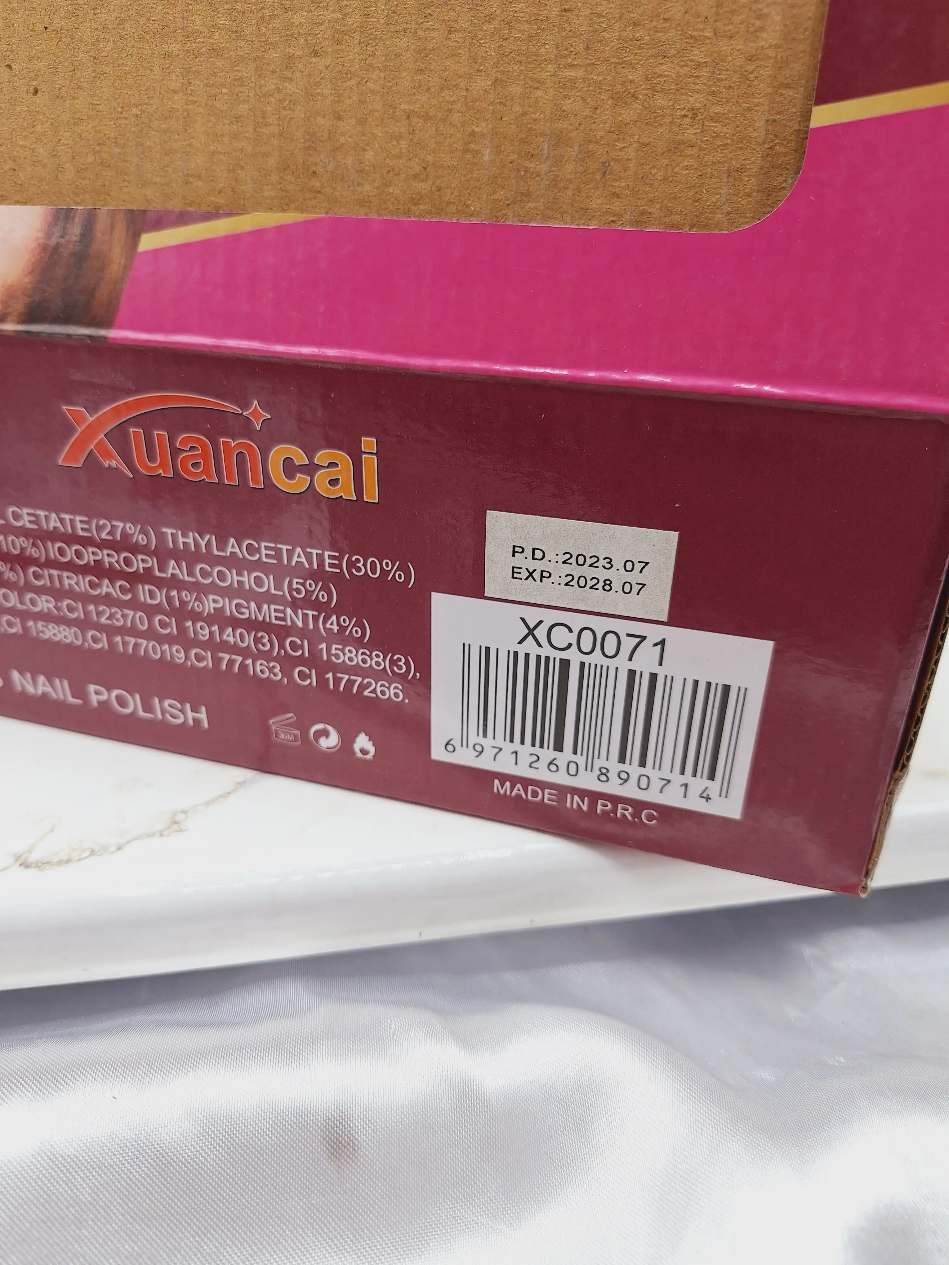 لاک ناخن برند Xuancal کد XC0071