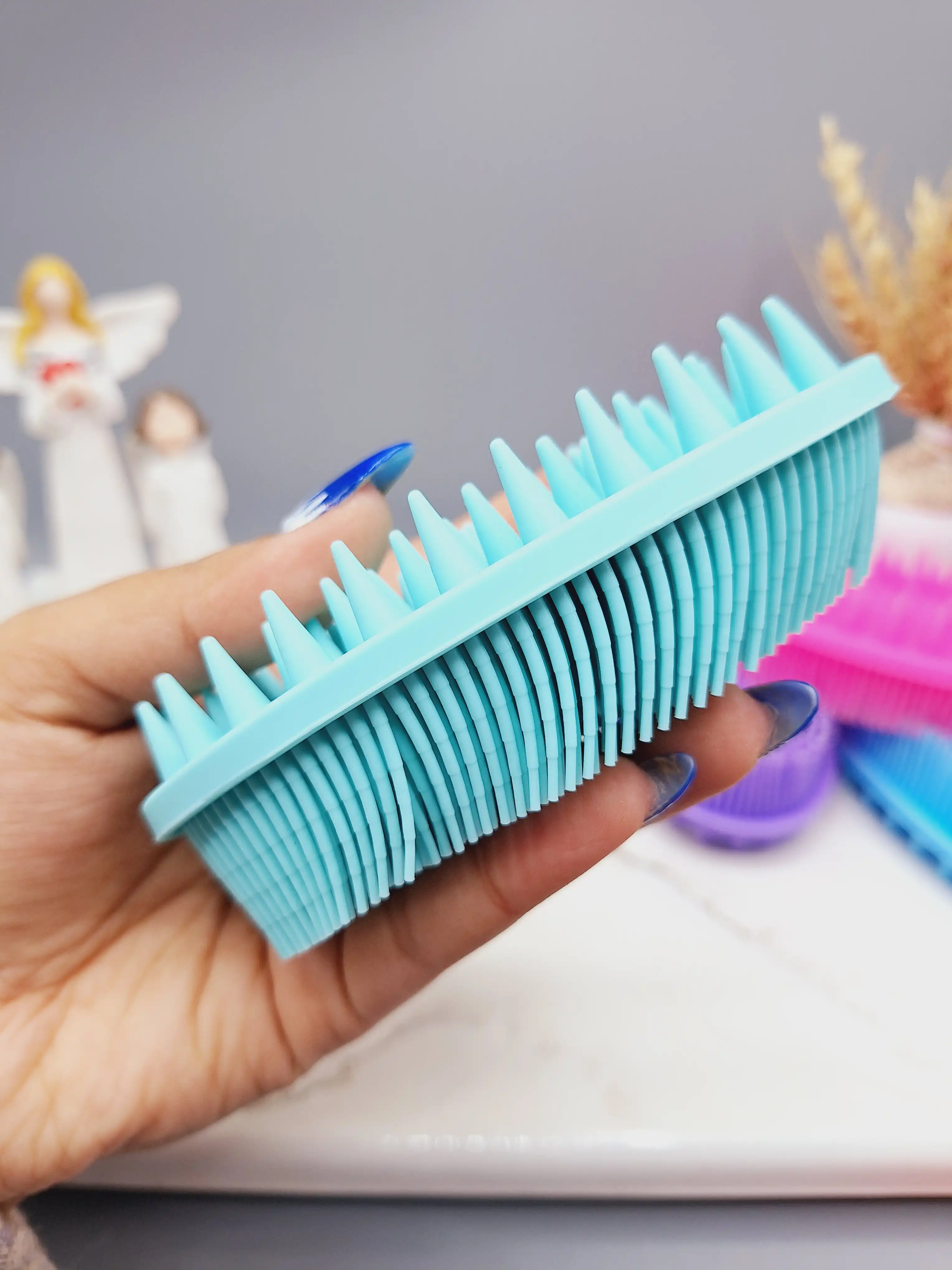 سرشور و لیف سیلیکونی 2 کاره مدل جدید سایز بزرگ