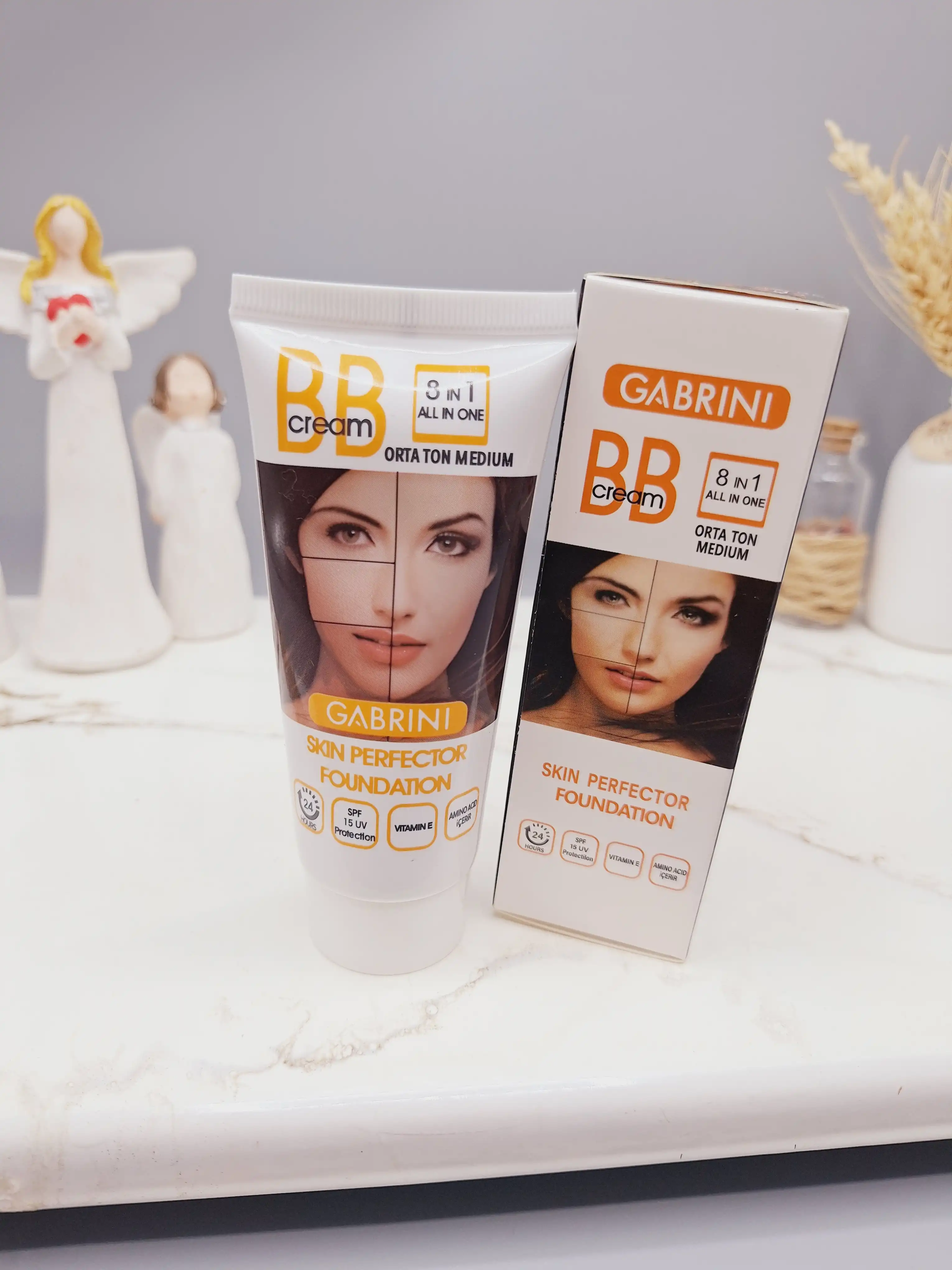 BB کرم پودر 8 کاره گابرینی فوق العاده با کیفیت اصلی GABRINI