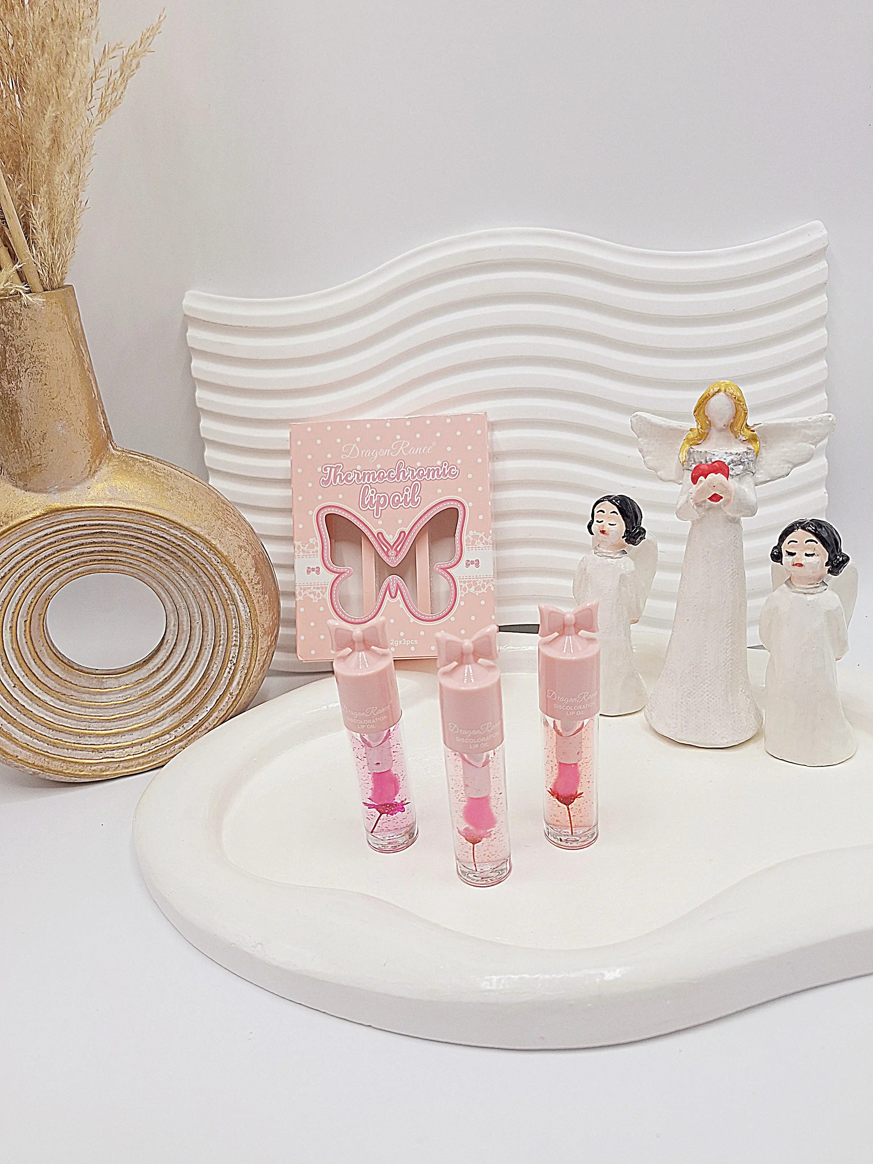 پک 3 تایی برق پاپیون مدل گل دار باکس پروانه ای کد DR127