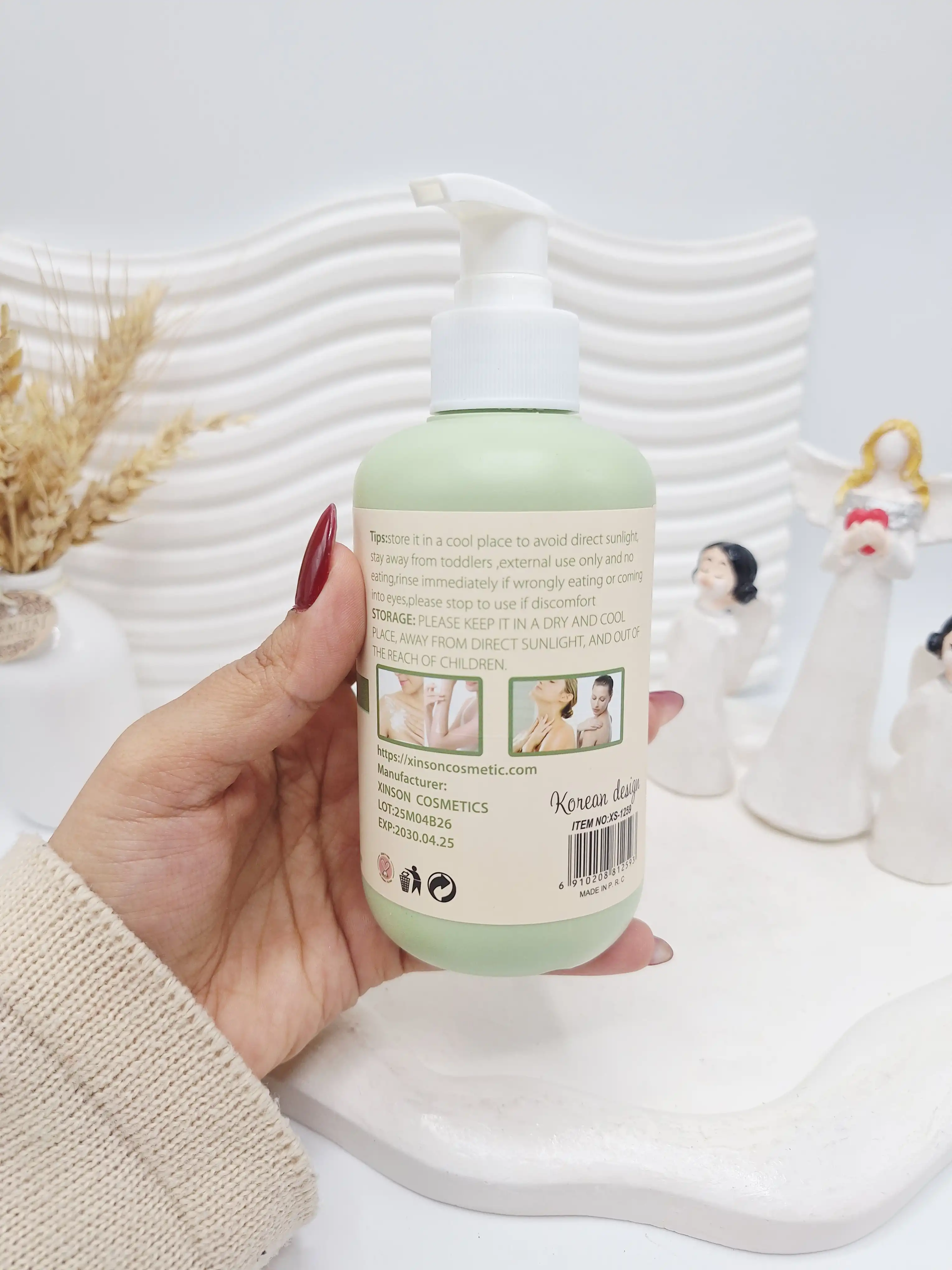 لوسیون بدن ویتامین E حجم 350 میل برند XIN SON کد 1259
