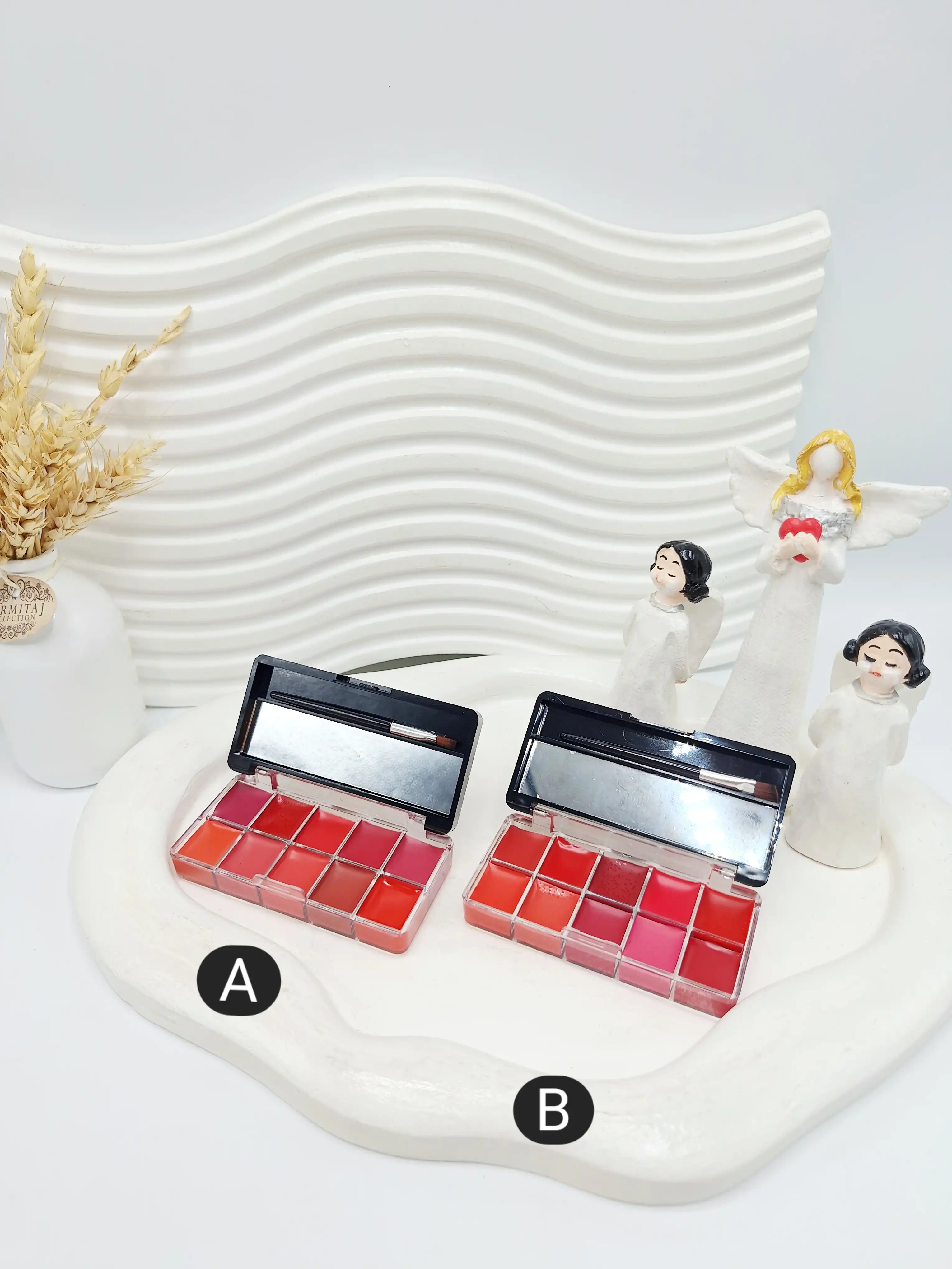 پالت رژ لب 10 رنگ ویولت میکاپ مدل Perfect Glam کد SV078