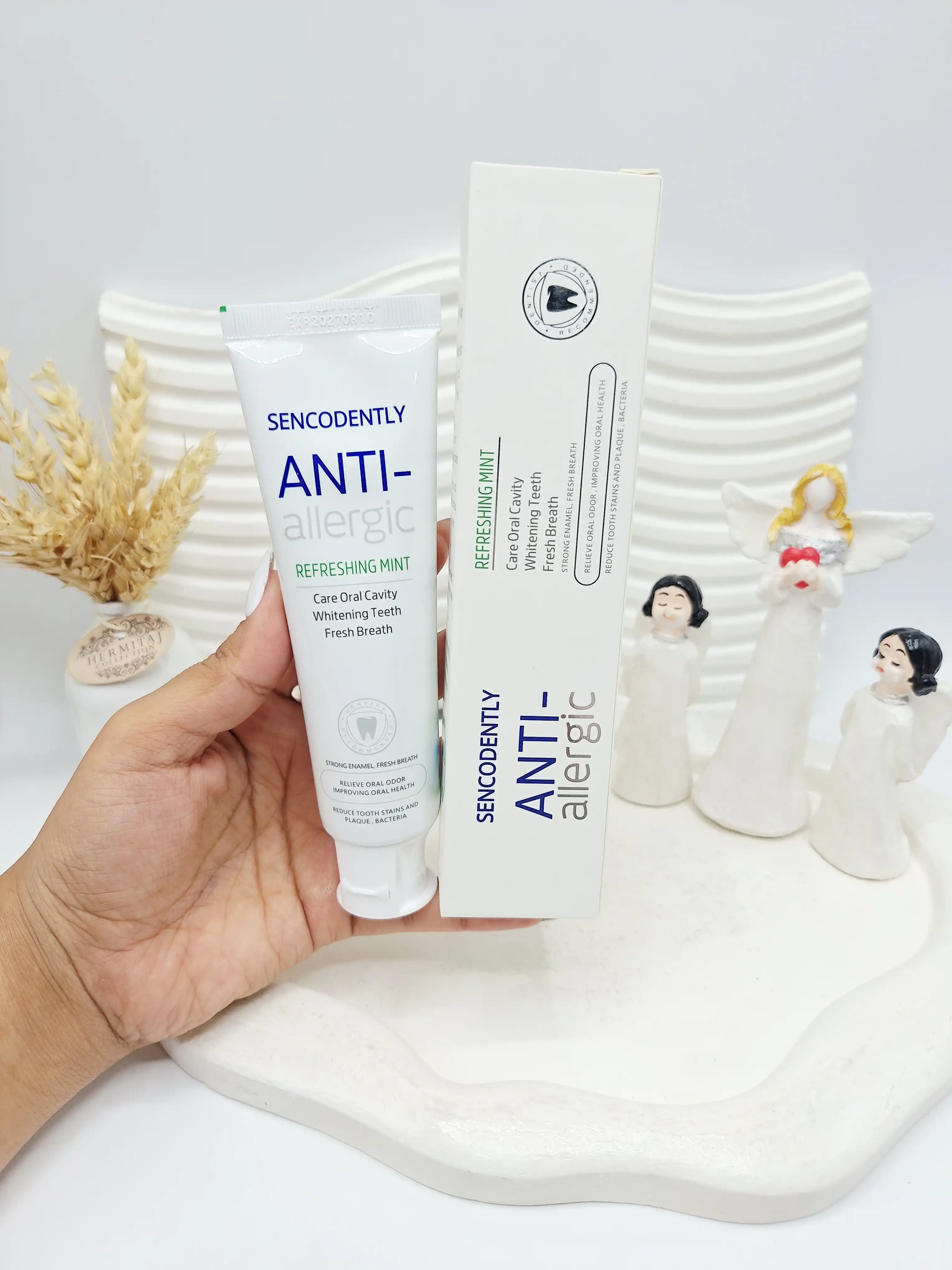 خمیردندان ضد حساسیت (Anti-allergic) برند Sencodently با طعم نعنای تازه کد 6541