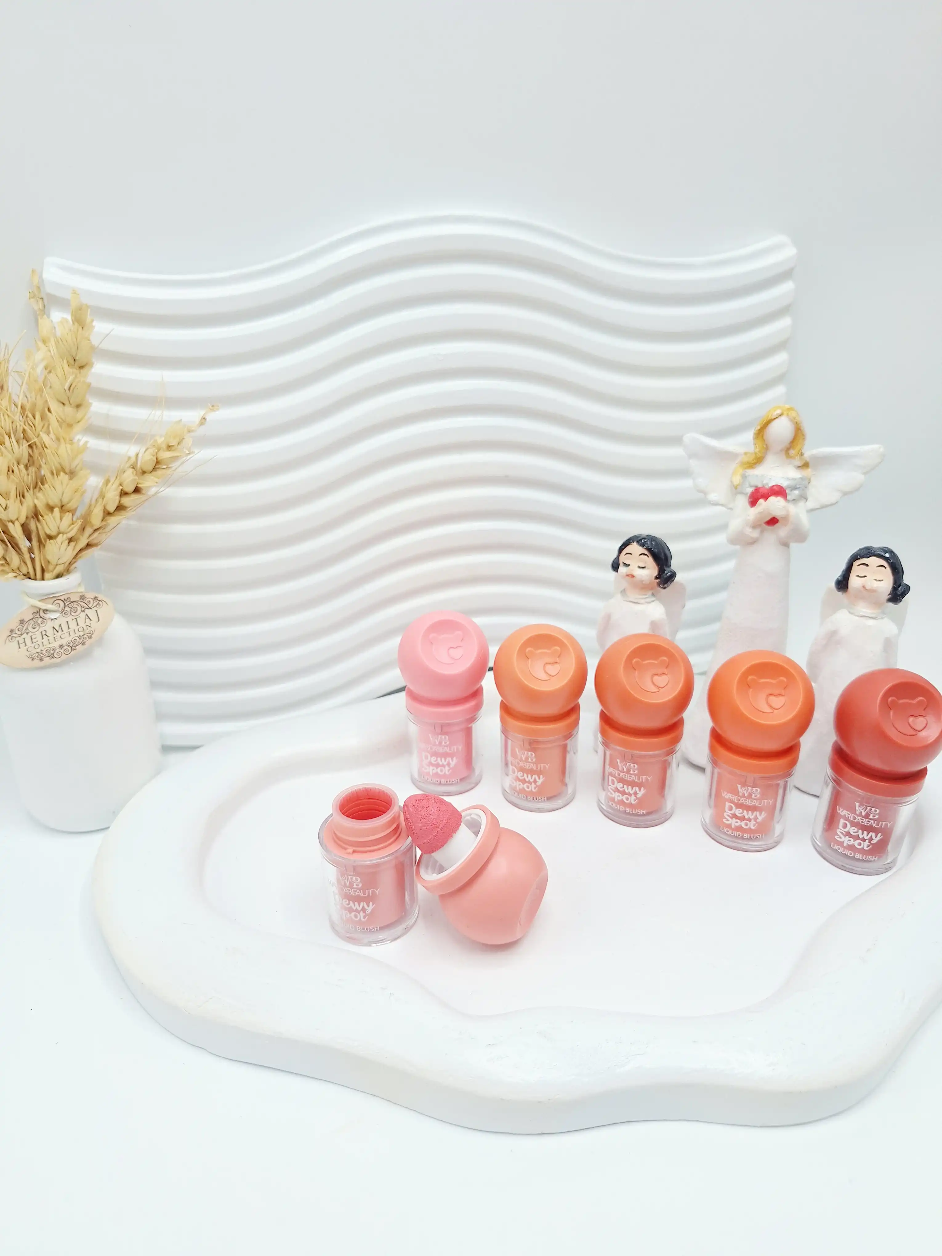 رژ گونه خوش رنگ طرح خرس برند BLUSH کد 25002